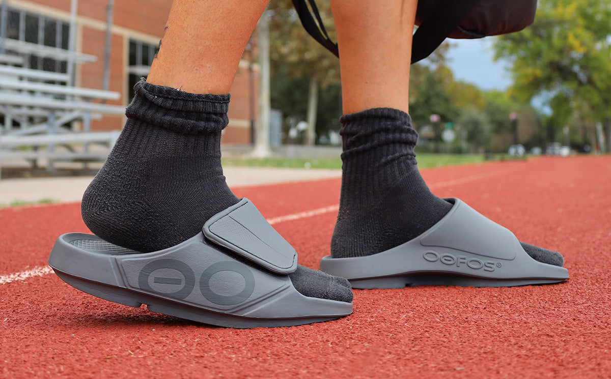 Men's OOahh Sport Flex Sandal - Slate - Image 10
